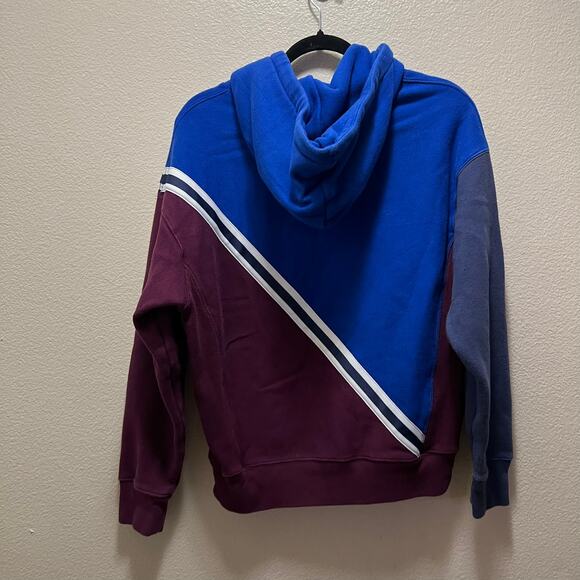 Champion Reverse Weave Royal Blue Maroon Hooded Sweatshirt Size Large - Picture 6 of 6